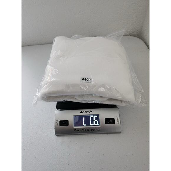 Frank & Eileen Sweatshirt Womens Large White Crewneck Pullover Raw Hem Cotton - Picture 11 of 11